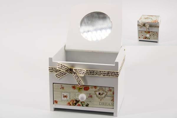 Кутия за бижута с едно чекмедже